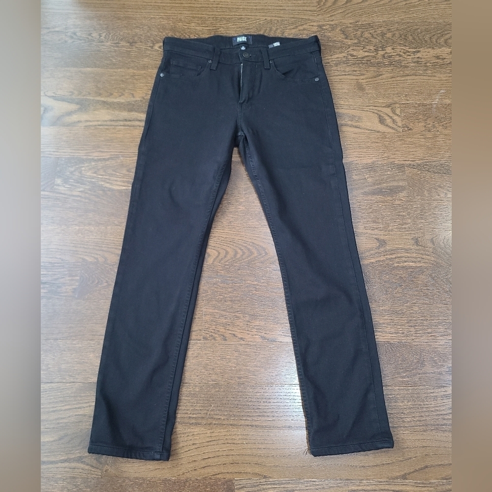 Paige Lennox Black Denim Slim Jeans Men's Sz.30